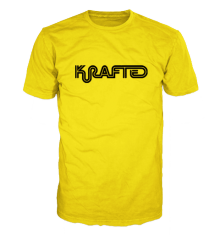 KRAFTED MUSIC - LOGO BLACK/YELLOW